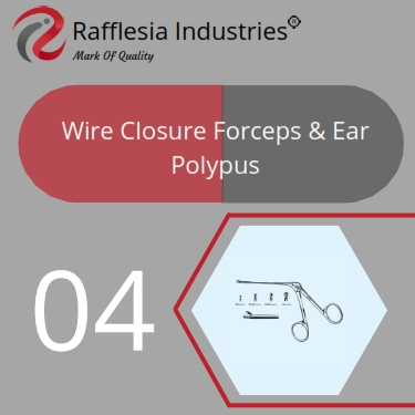 Wire Closure Forceps & Ear Polypus