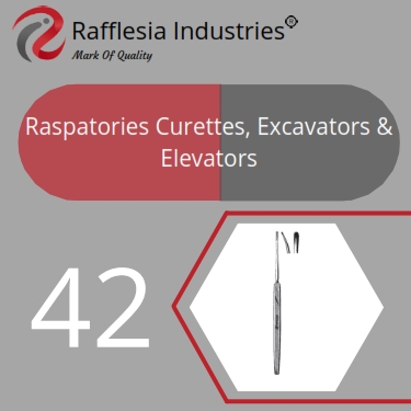 Raspatories Curettes, Excavators & Elevators
