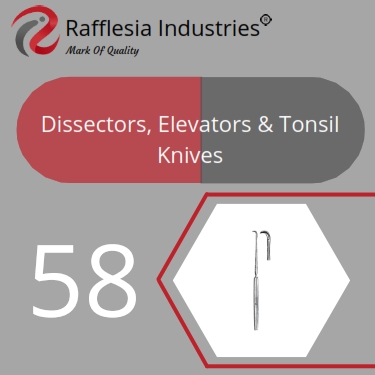 Dissectors, Elevators & Tonsil Knives